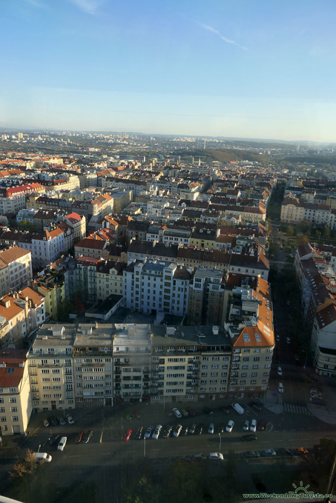 Panorama Pragi z Wieży Telewizyjnej