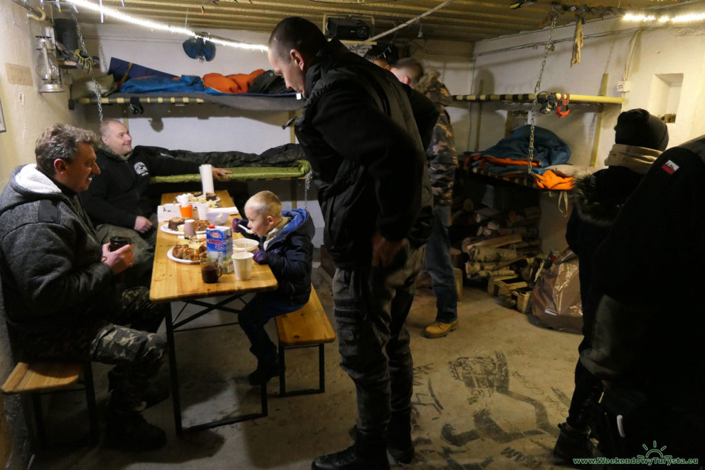 Skansen Fortyfikacyjny Czerwieńsk - wnętrze bunkra