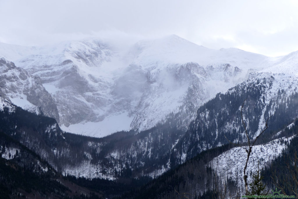 Tatrzański Park Narodowy - widok na wysokie Tatry