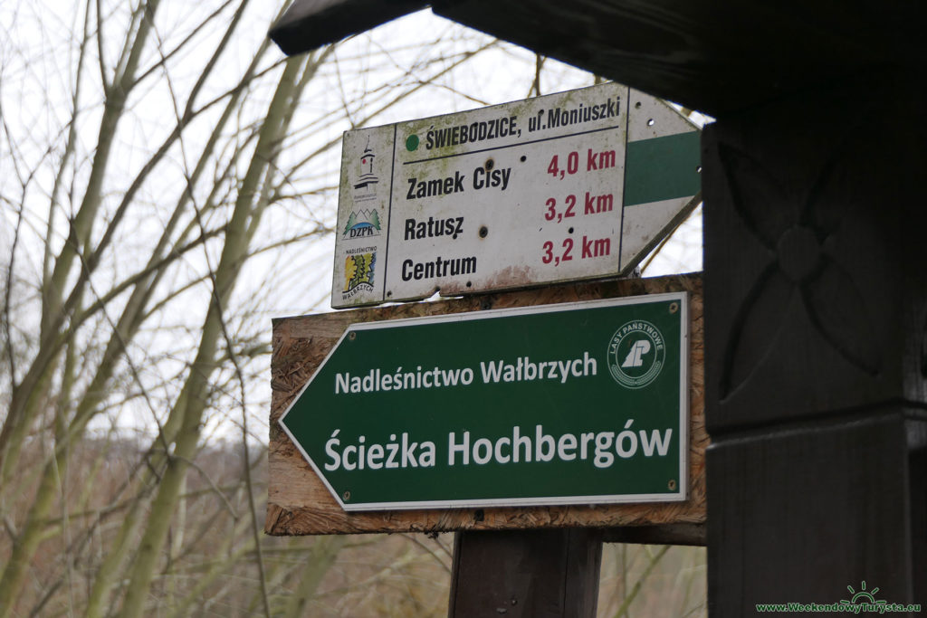 Wejście na Ścieżkę Hochbergów