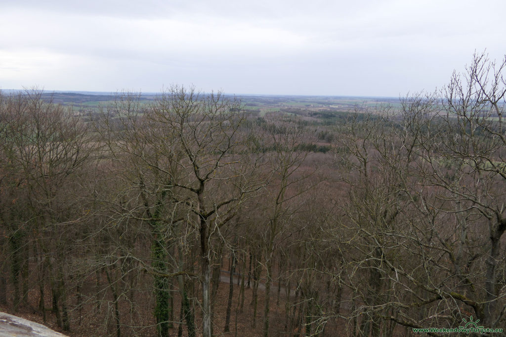 Zamek Grodziec - widok z murów