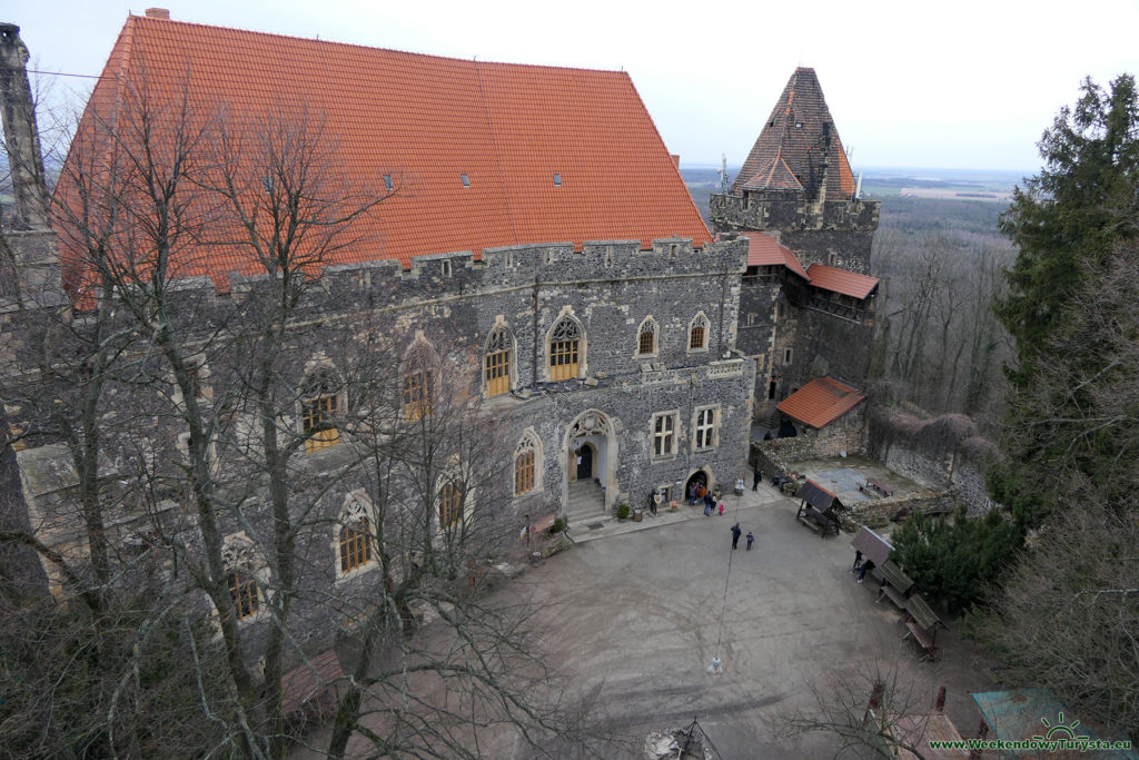 Zamek Grodziec - widok z murów