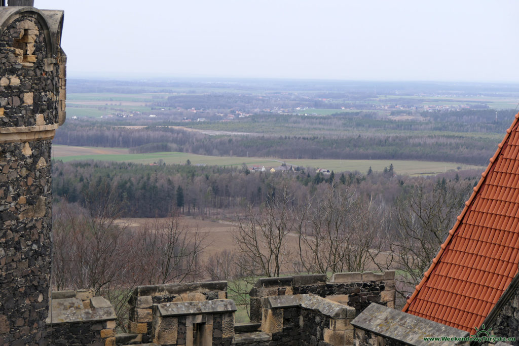 Zamek Grodziec - widok z murów