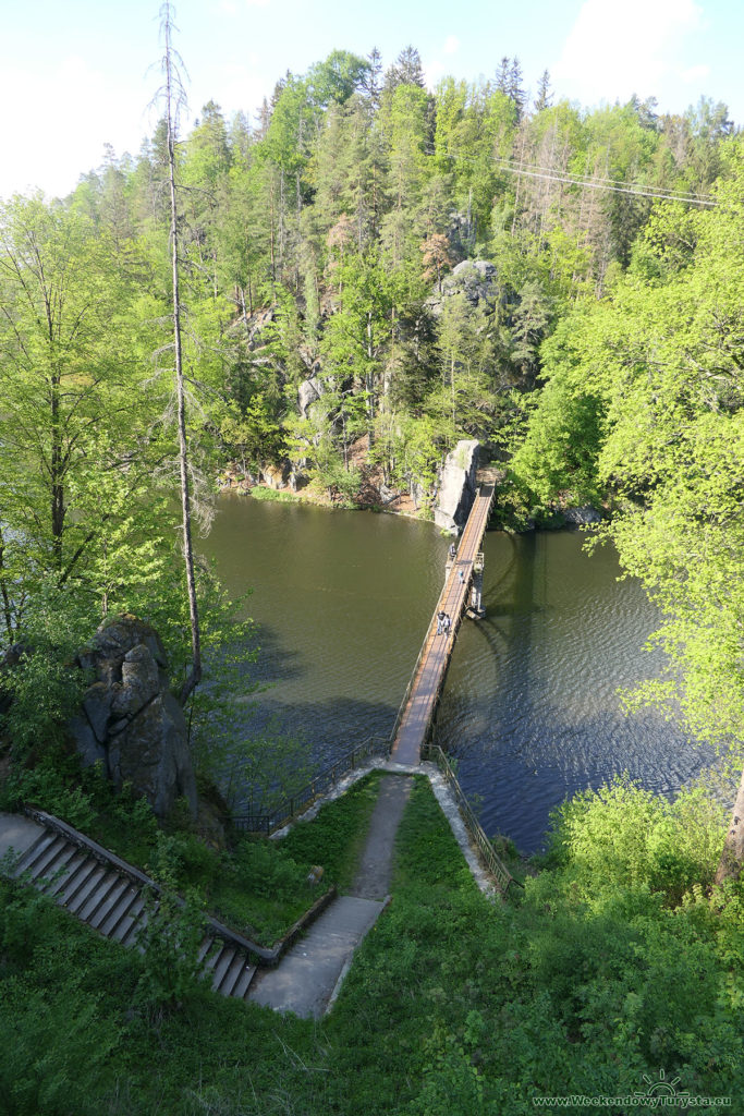 Park Krajobrazowy Doliny Bobru - Gościniec Perła Zachodu - most na Bobrze