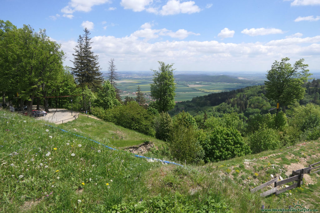 Twierdza Srebrna Góra - widok z Twierdzy