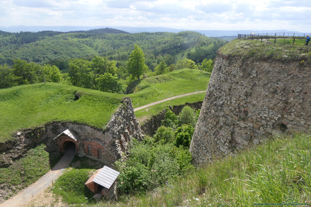 Twierdza Srebrna Góra - widok ze szczytu