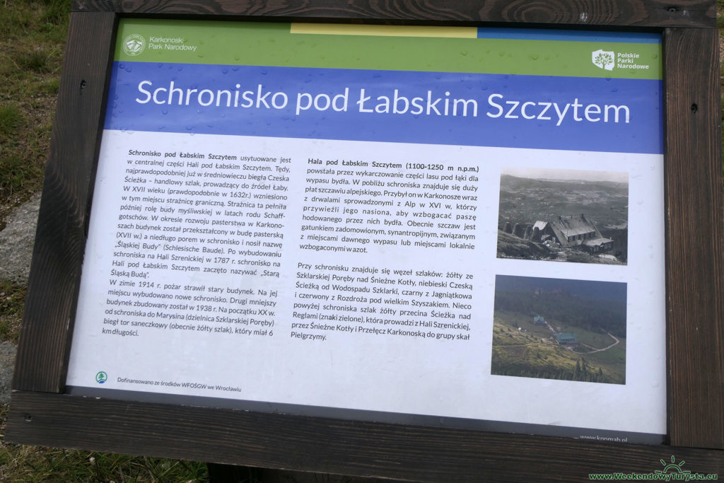 Widok spod Schroniska pod Łabskim Szczytem