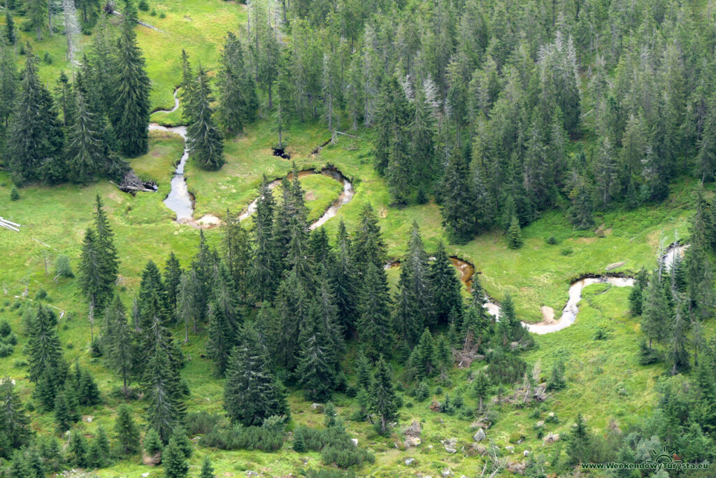 Szlaki w czeskich Karkonoszach - Dolina Łaby