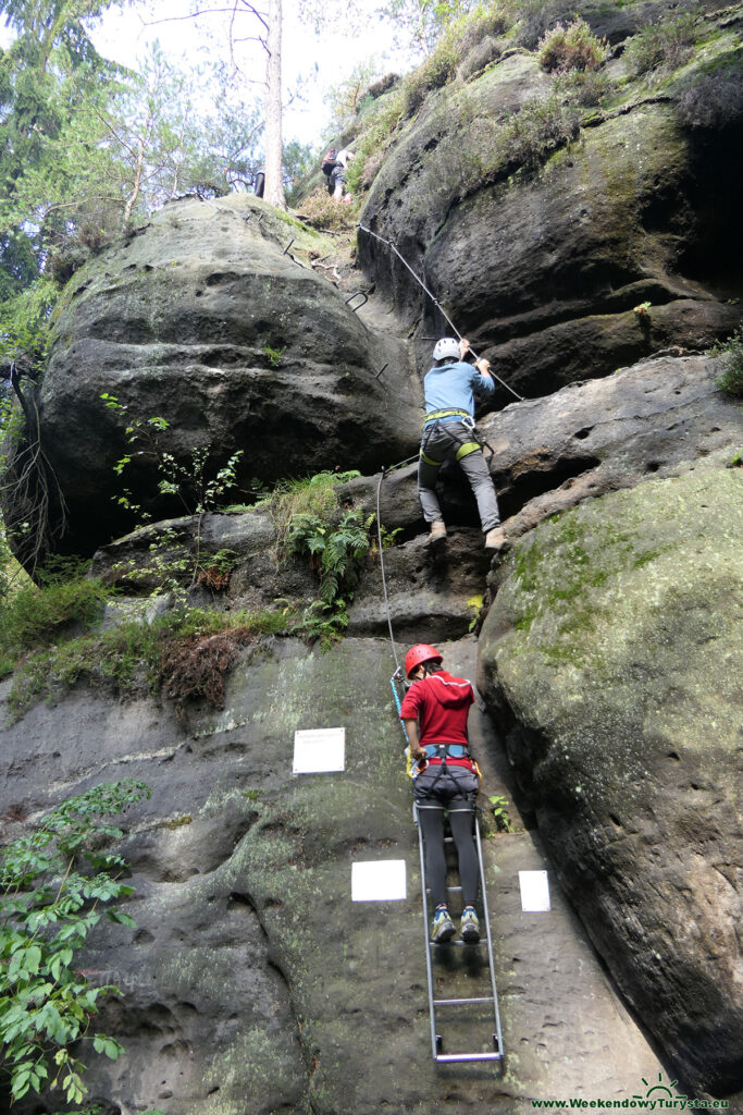 Ferrata w okolicy Jonsdorf