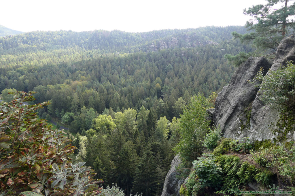 Jonsdorf - niebieski szlak wokół Ferraty