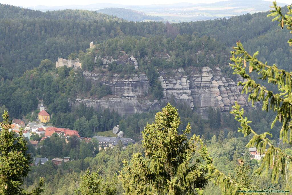 Widok na Oybin