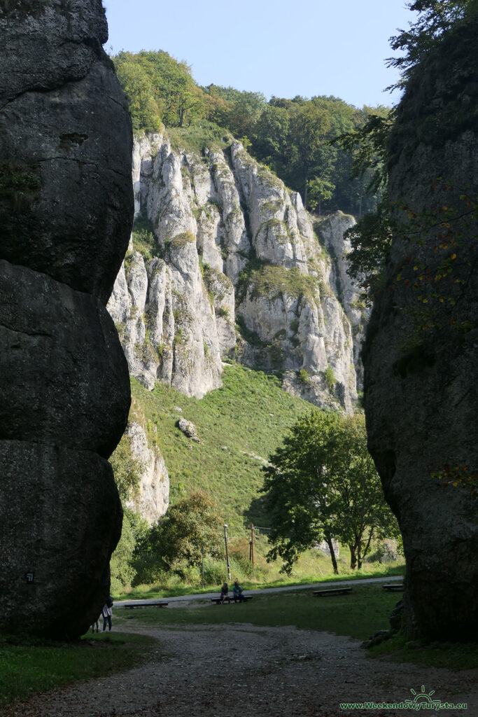 Ojcowski Park Narodowy - niebieski szlak - Brama Krakowska