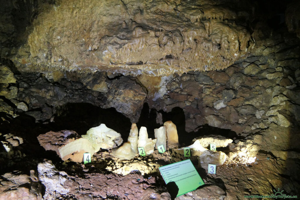 Ekspozycja geologiczna w Jaskini Głębokiej