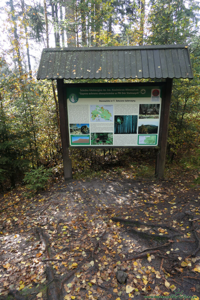 Park Narodowy Gór Stołowych - Ścieżka edukacyjna im. Kazimierza Klimowicza