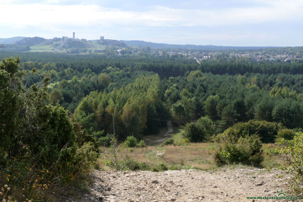 Zamek olsztyn i miasto Olsztyn