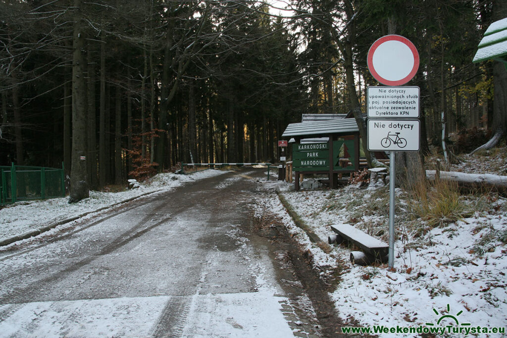 Wejście do Karkonoskiego Parku Narodowego