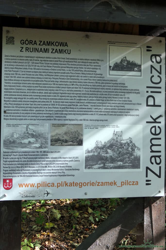 Zamek Pilcza w Smoleniu - ścieżka dydaktyczna