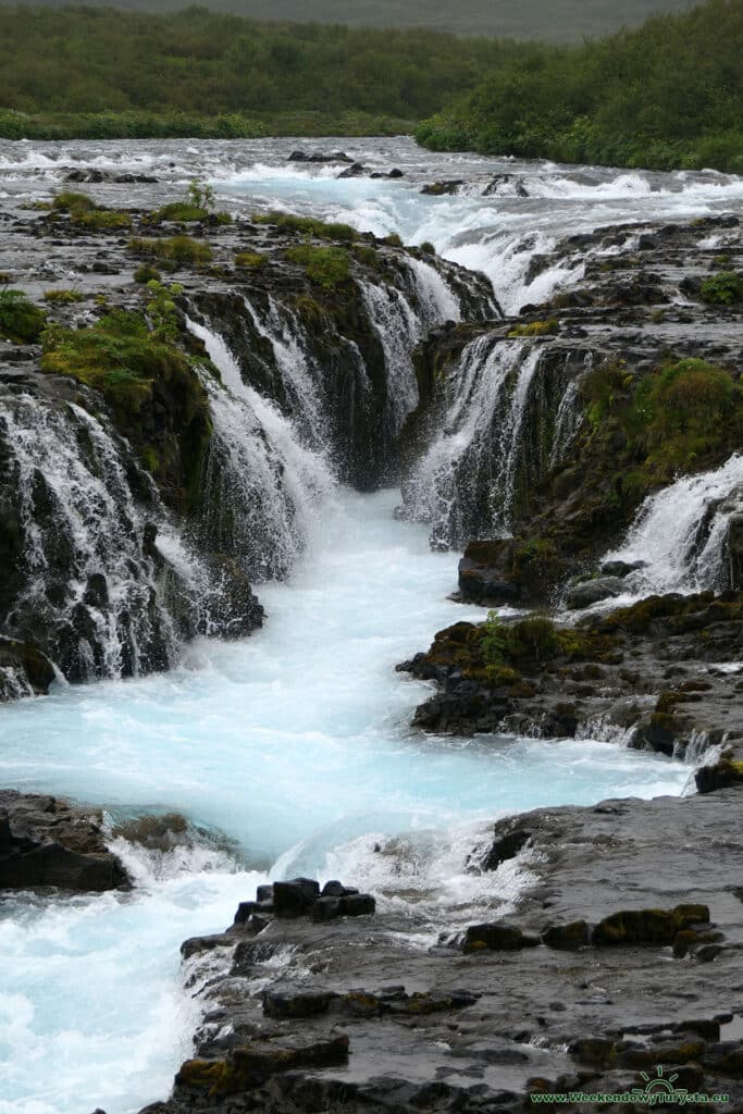 wodospad Bruararfoss na Islandii