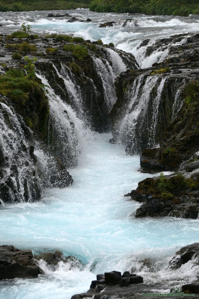 wodospad Bruararfoss na Islandii