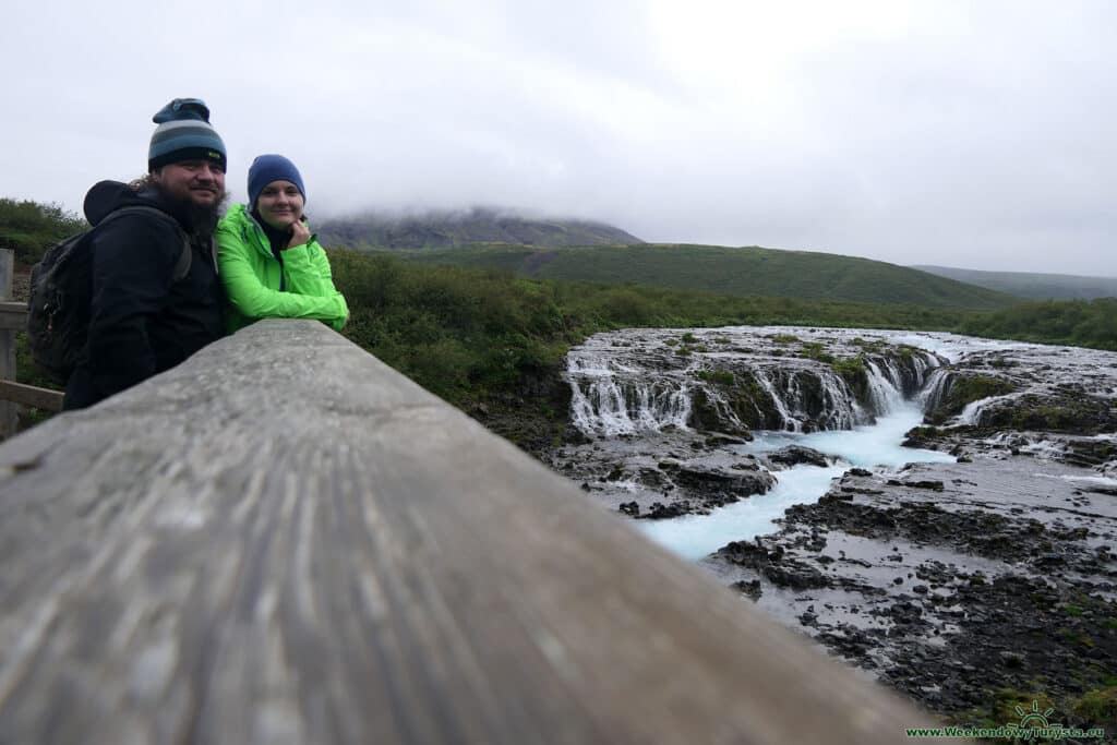 wodospad Bruararfoss na Islandii