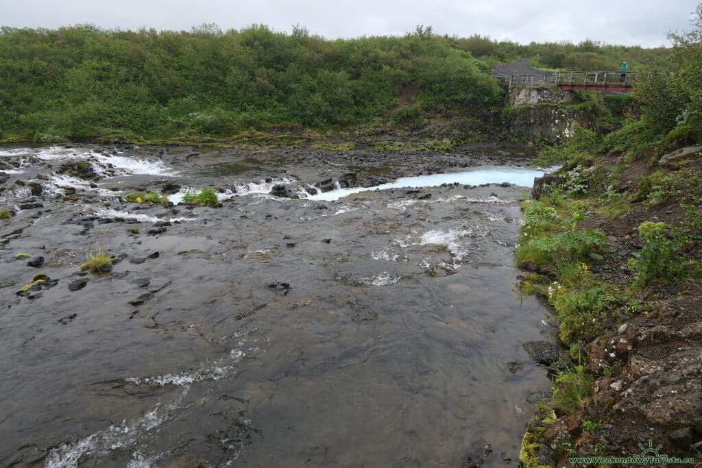 wodospad Bruararfoss na Islandii