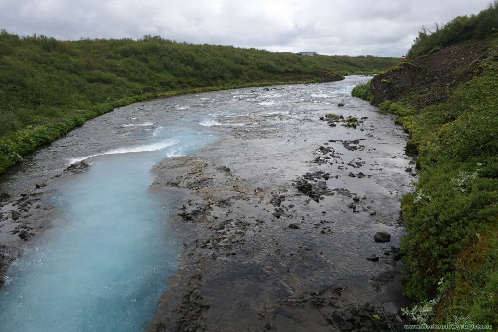 wodospad Bruararfoss na Islandii