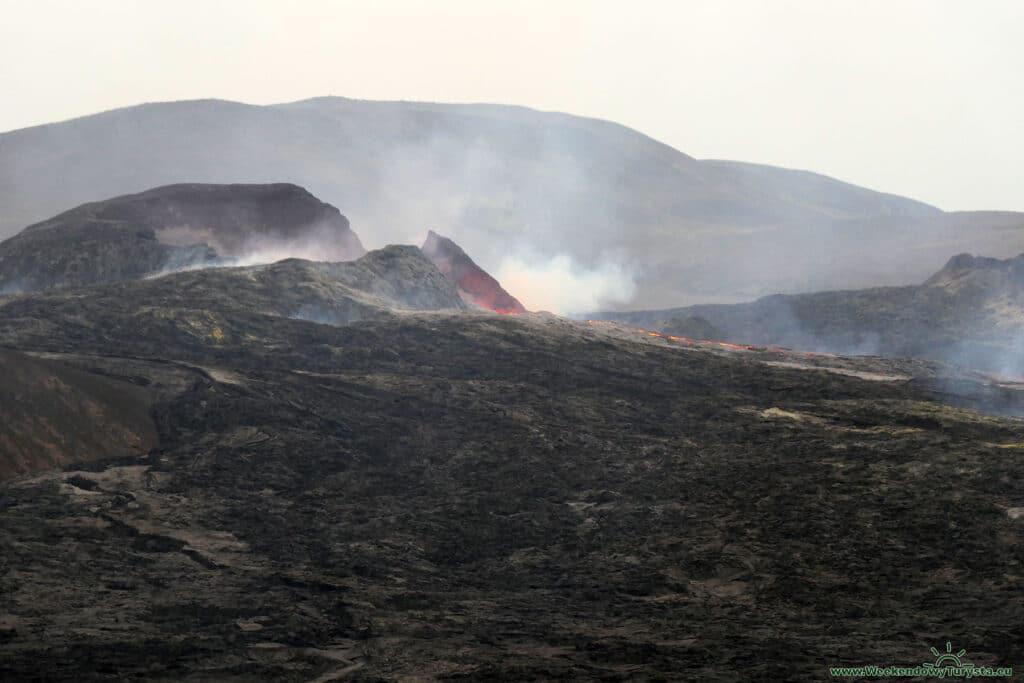 Erupcja Wulkanu Geldingardalur na Islandii