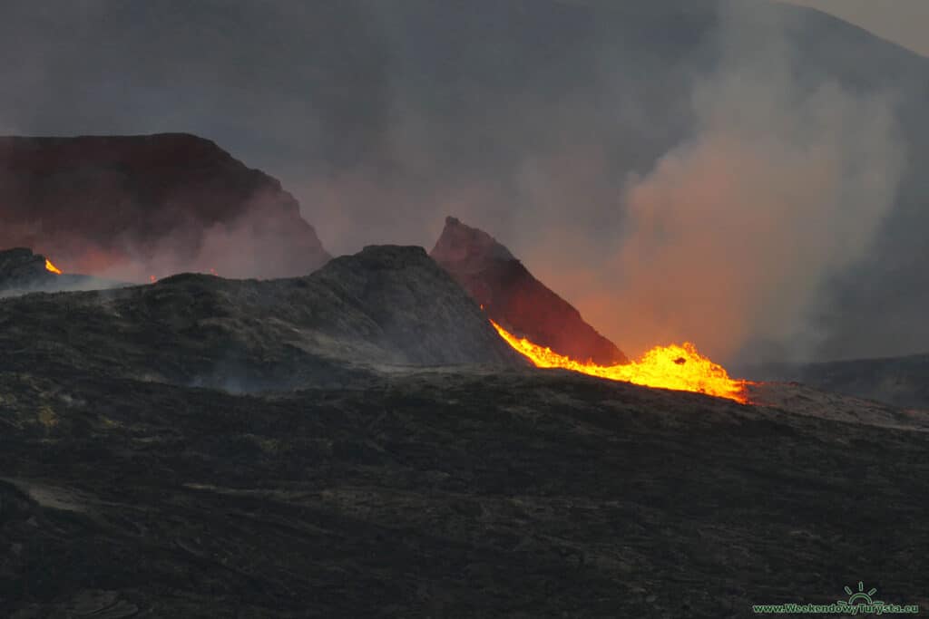 Erupcja Wulkanu Geldingardalur na Islandii