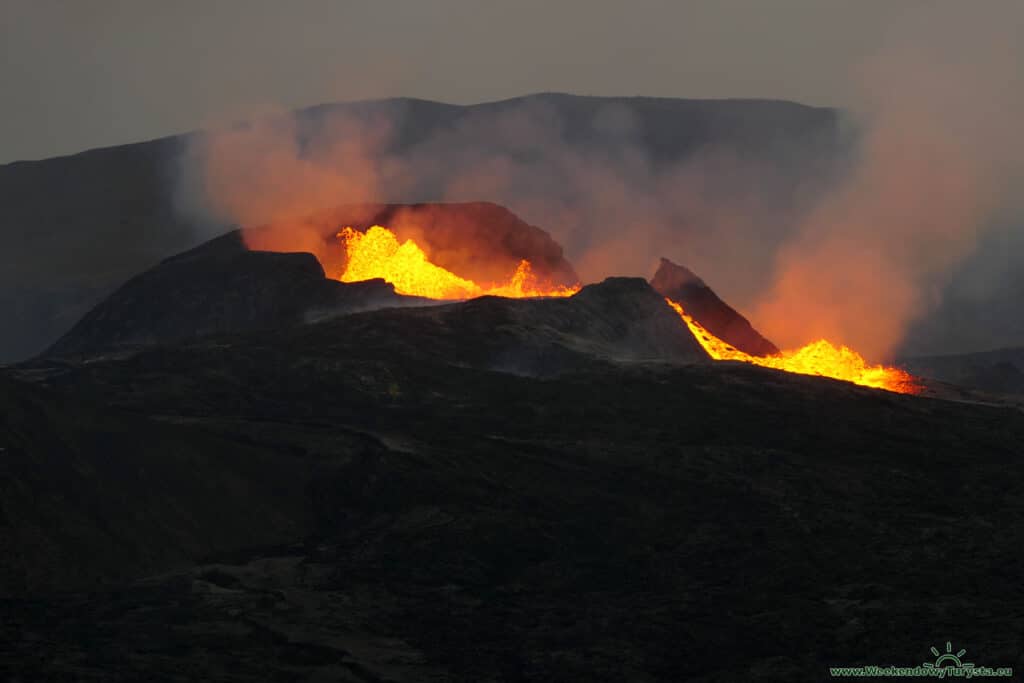 Erupcja Wulkanu Geldingardalur na Islandii