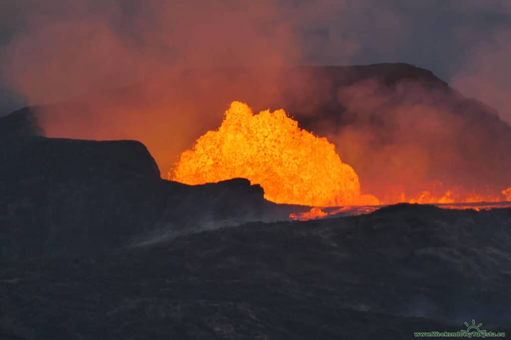 Erupcja Wulkanu Geldingardalur na Islandii