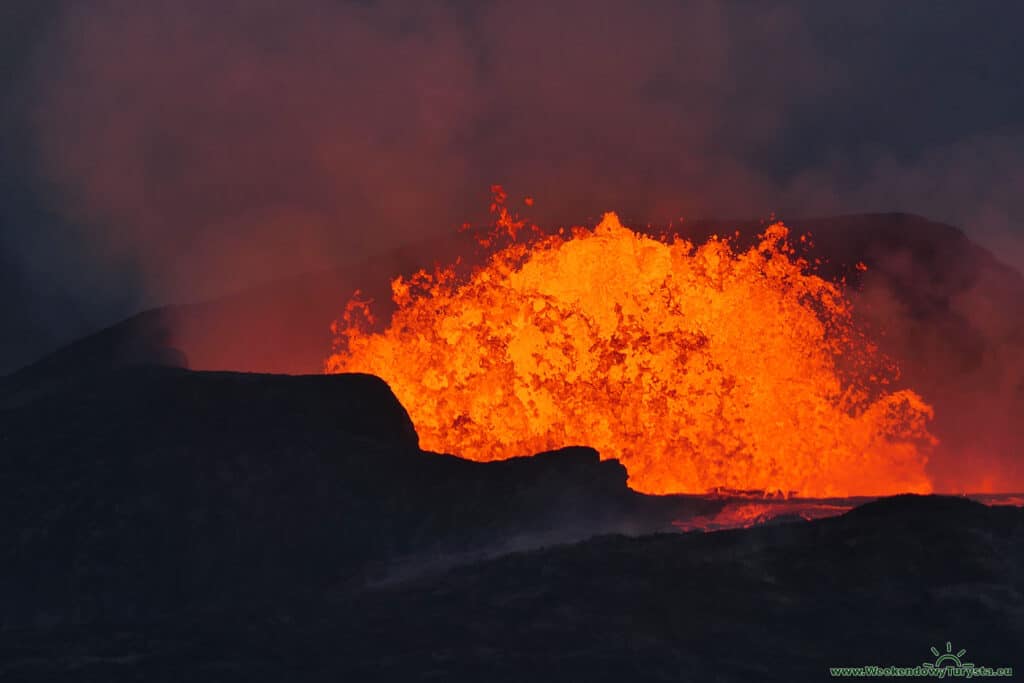 Erupcja Wulkanu Geldingardalur na Islandii