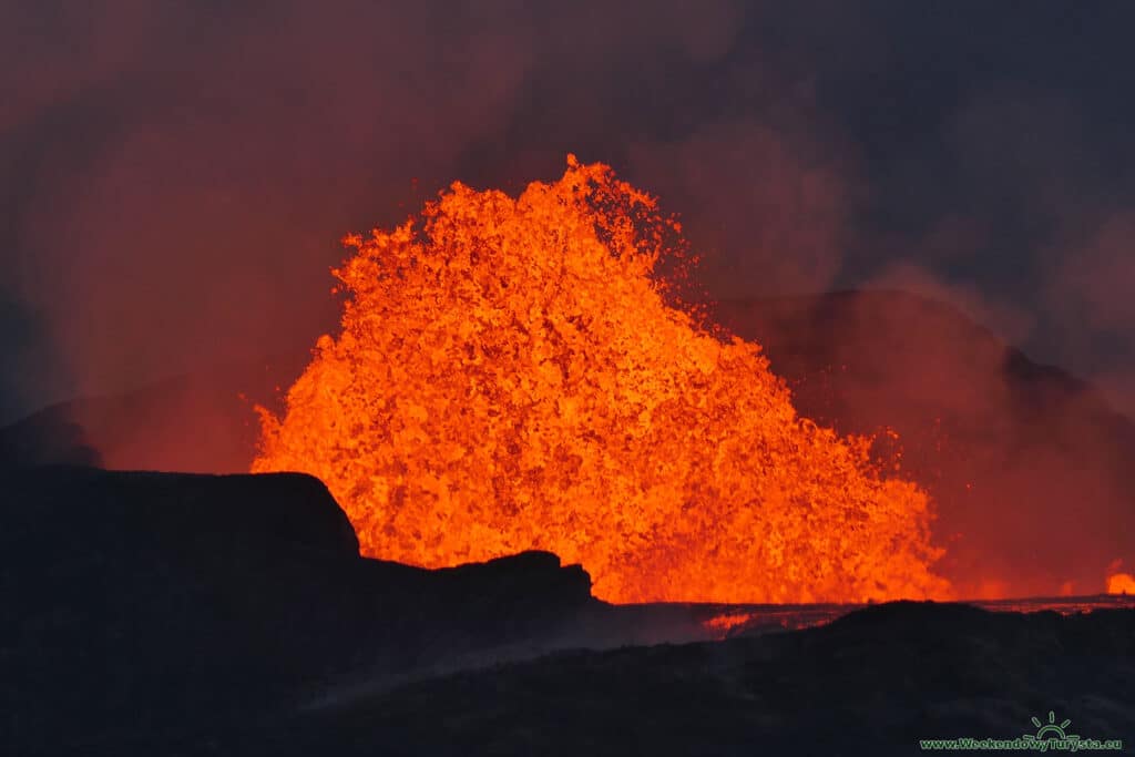 Erupcja Wulkanu Geldingardalur na Islandii