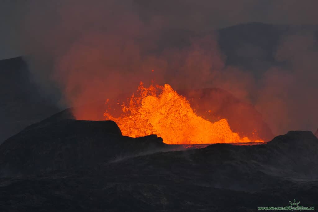 Erupcja Wulkanu Geldingardalur na Islandii