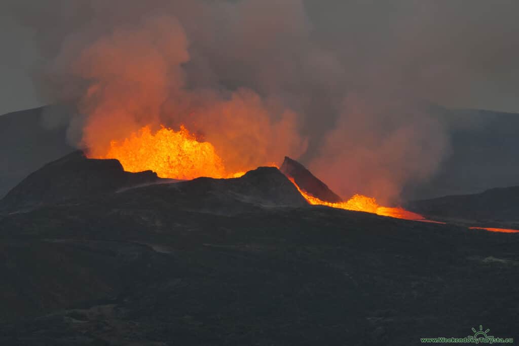 Erupcja Wulkanu Geldingardalur na Islandii