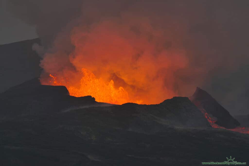 Erupcja Wulkanu Geldingardalur na Islandii