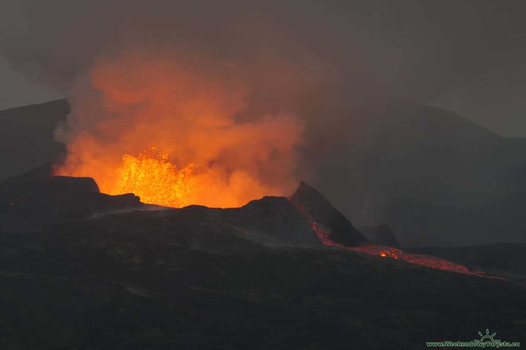 Erupcja Wulkanu Geldingardalur na Islandii