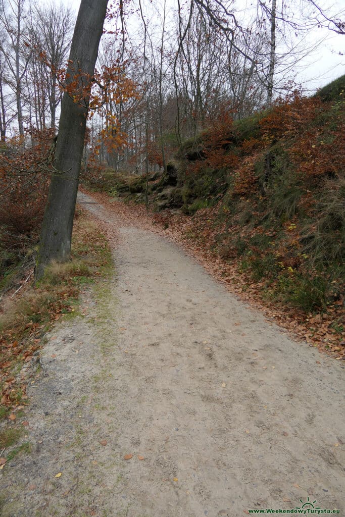 Park Narodowy Czeska Szwajcaria - czerwony szlak