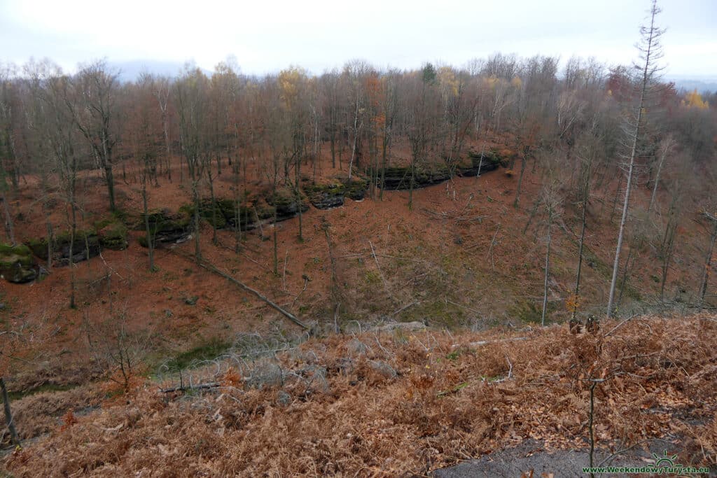 Park Narodowy Czeska Szwajcaria - czerwony szlak