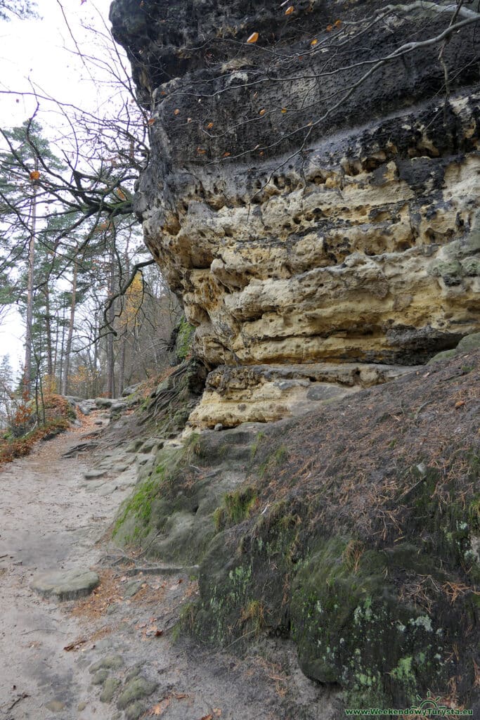 Park Narodowy Czeska Szwajcaria - czerwony szlak