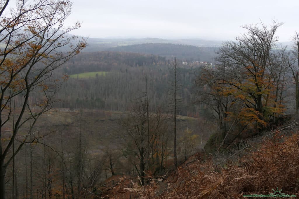 Park Narodowy Czeska Szwajcaria - czerwony szlak do Pravcickiej Bramy