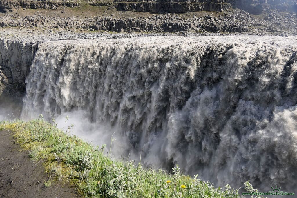 Wodospad Dettifoss - strona zachodnia