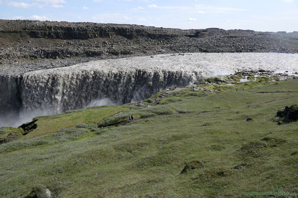 Wodospad Dettifoss - strona zachodnia