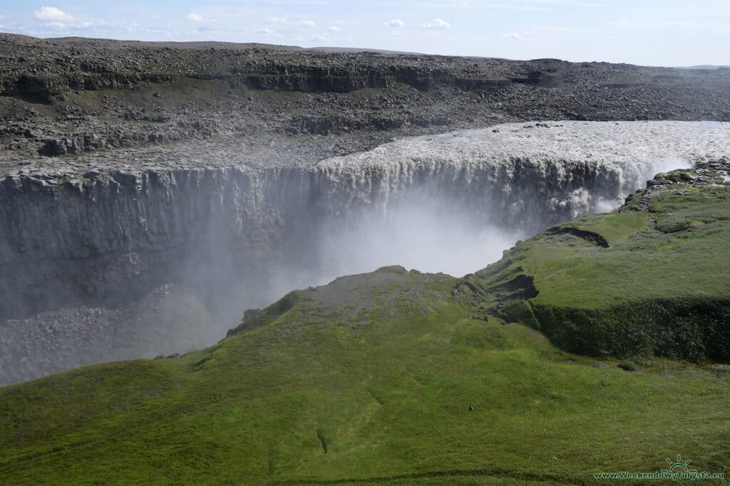 Wodospad Dettifoss - strona zachodnia