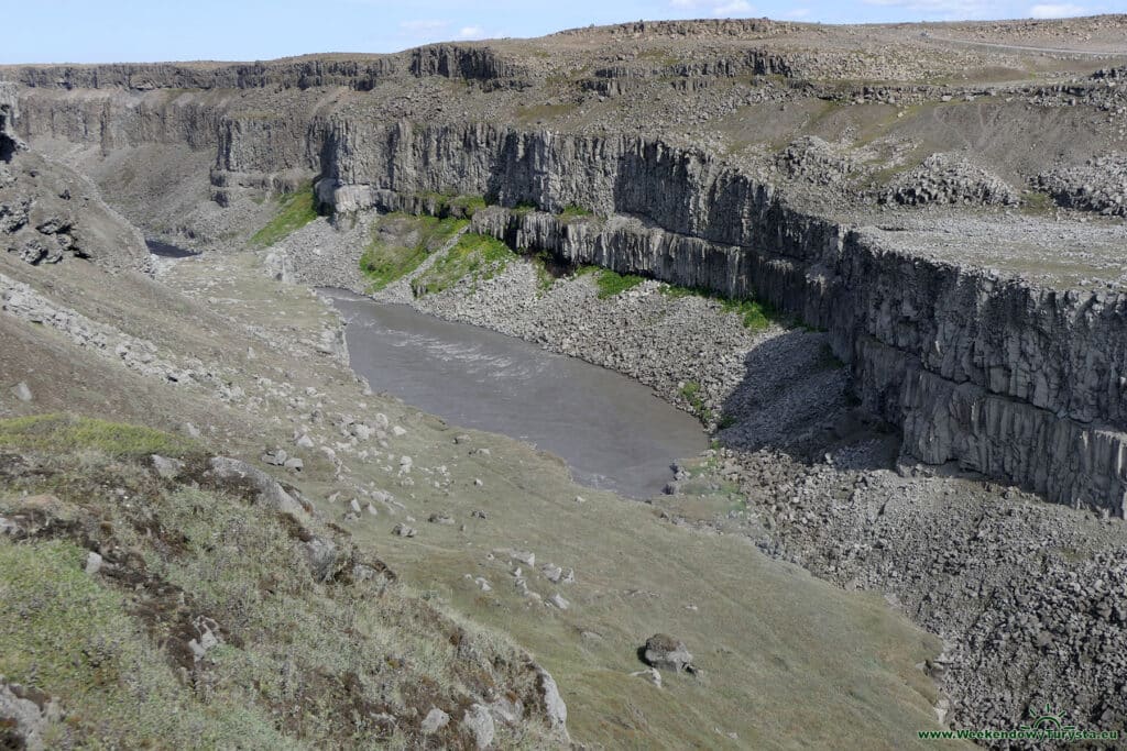 Kanion rzeki Jökulsá á Fjöllum