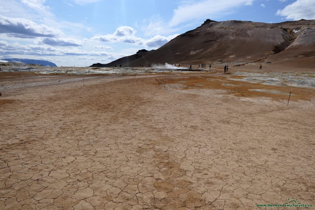 Pole geotermalne Hverir - Islandia północna