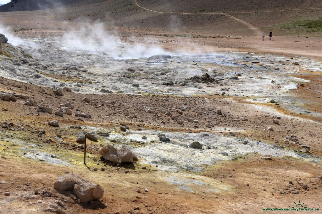 Pole geotermalne Hverir - Islandia północna