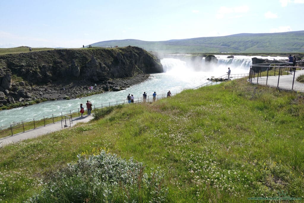 Wodospad Geitafoss - Islandia Północna