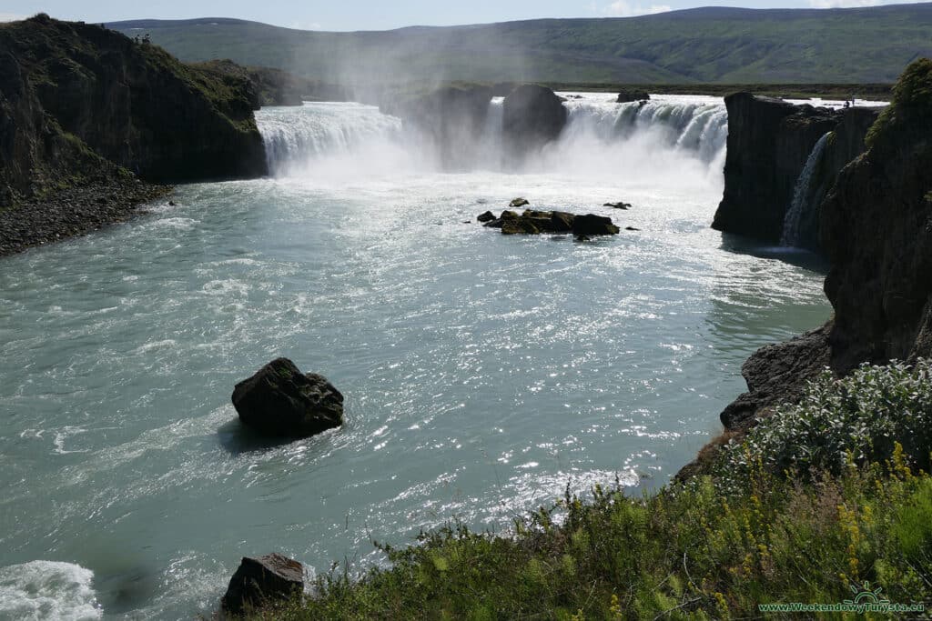 Wodospad Godafoss - Islandia Północna