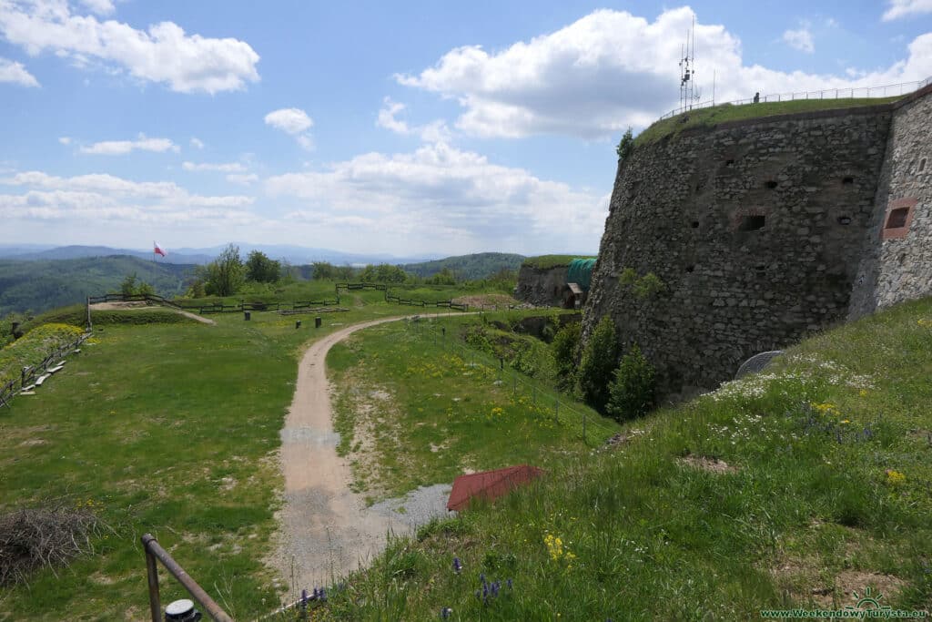 Widok z Twierdzy Srebrna Góra