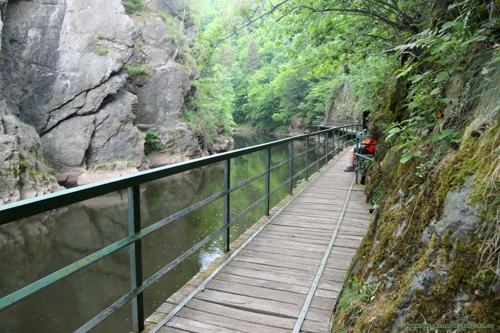 Szlak Riegra -pomost nad Izerą